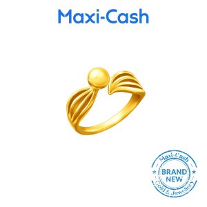 Golden Embrace Ring in 916 Gold