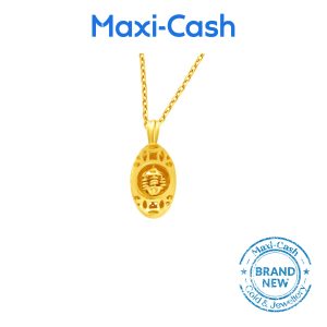 Ingots Abacus Pendant in 916 Gold