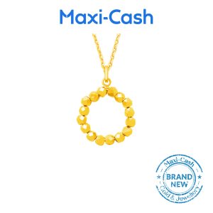 Beaded Pendant in 999 Gold