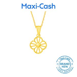 Clover Pendant in 916 Gold