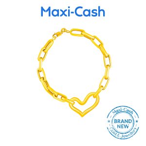 Heartlink Bracelet in 916 Gold