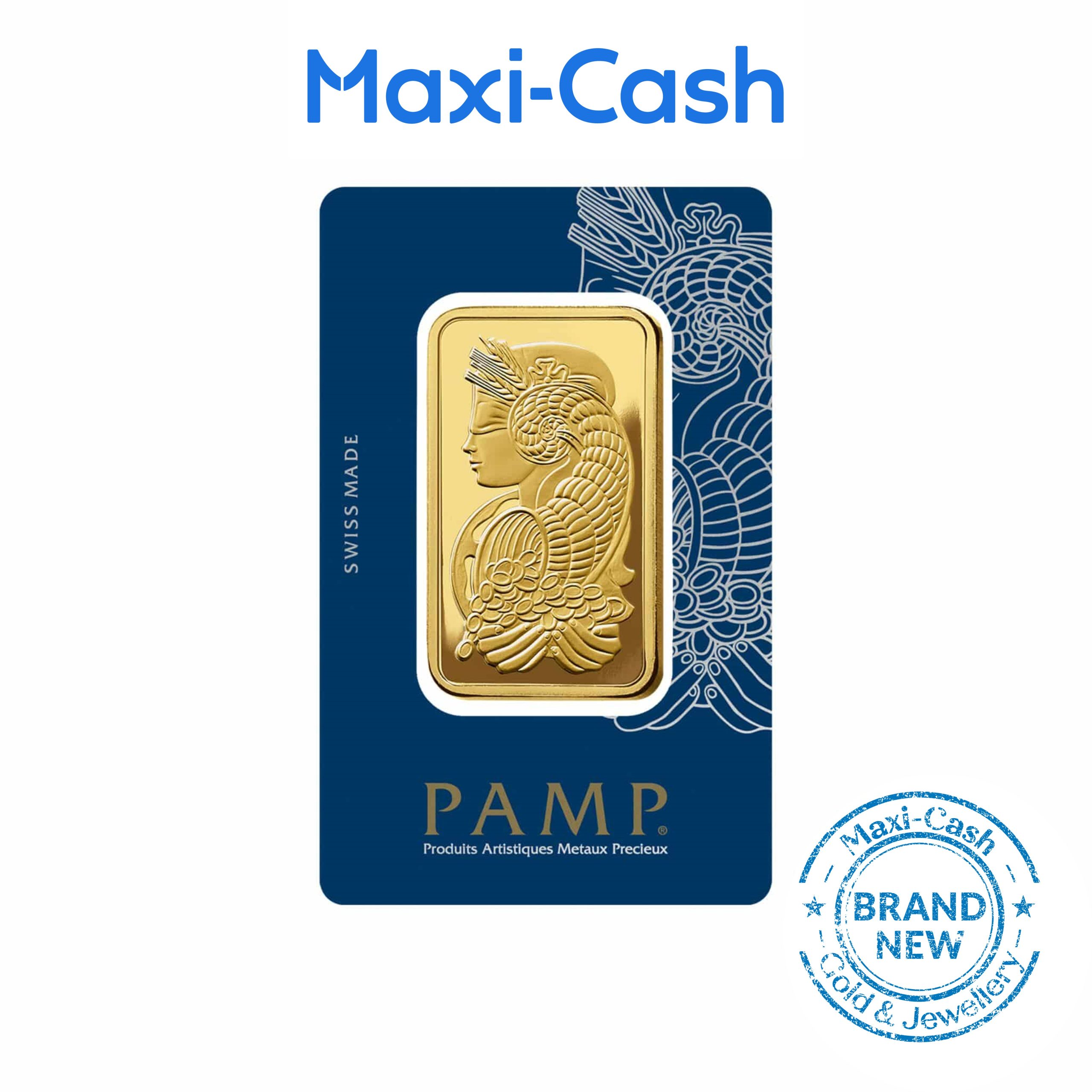PAMP Suisse Lady Fortuna Gold Bar in 999 Gold (100gm)
