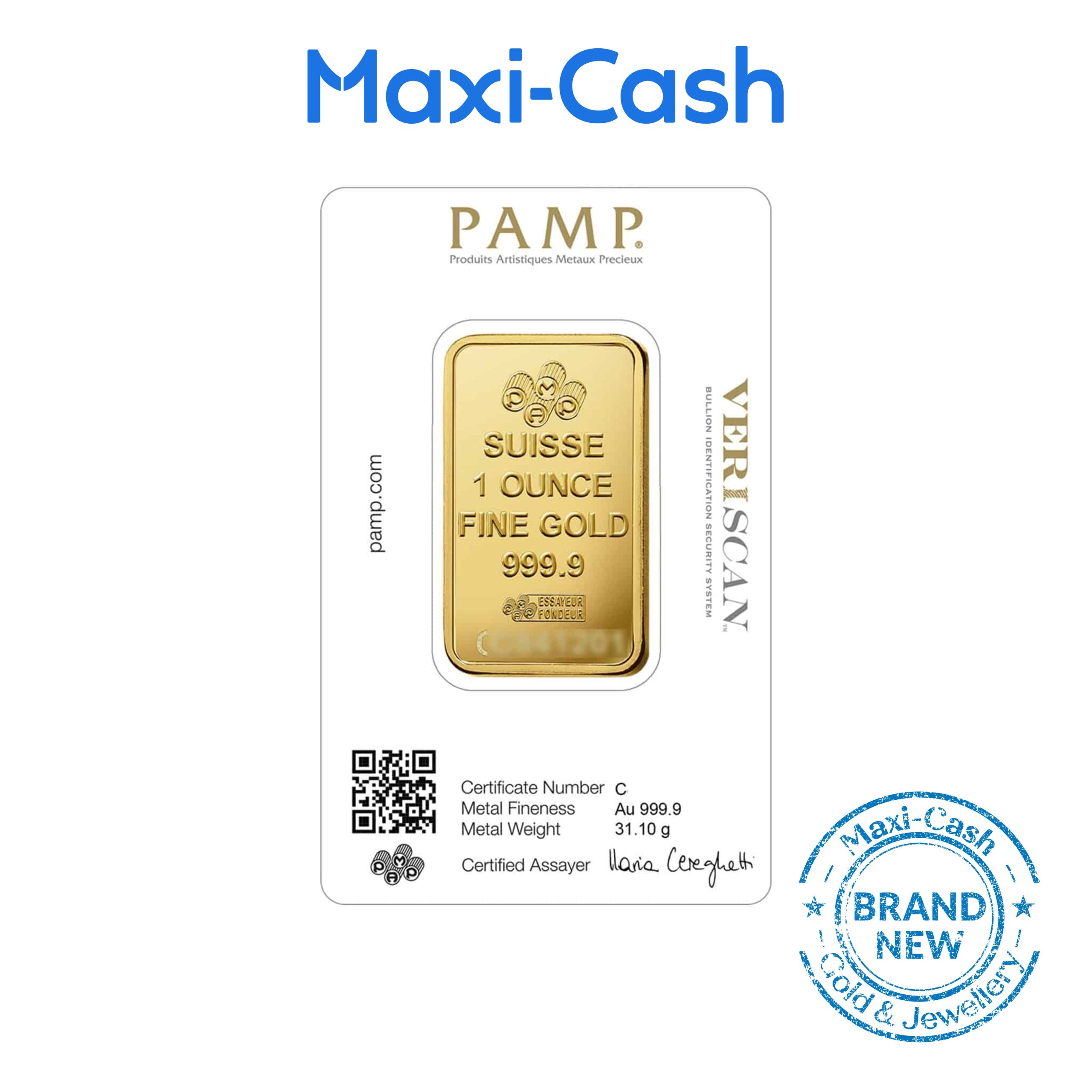 PAMP Suisse Lady Fortuna Gold Bar in 999 Gold (1 Ounce) - Image 2