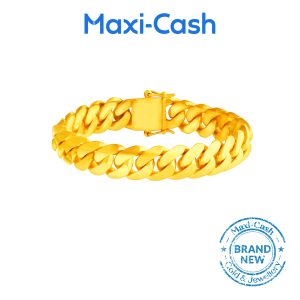 Cuban Link Bracelet in 916 Gold