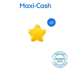 1gm Petite Star (Gold Bean) in 999 Gold [Bundle of 3 - Bottle Included]