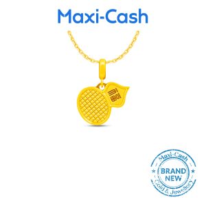 Fortune Gourd Pendant in 916 Gold