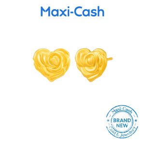 Rosé Enchantment Earrings in 999 Gold