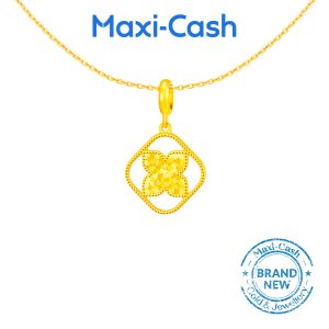 Golden Blossom Pendant in 916 Gold