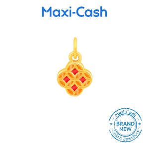 Coin of Prosperity Fantasi Charm in 999 Gold