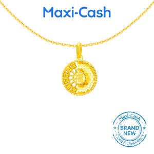 Fortune Abacus Pendant in 916 Gold