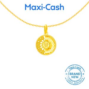 Prosperity Abacus Pendant in 916 Gold