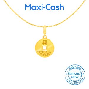 Weaves of Fortune Pendant in 916 Gold