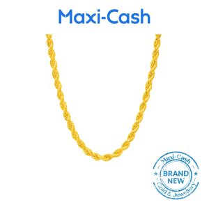 Rope Chain in 916 Gold (45cm)