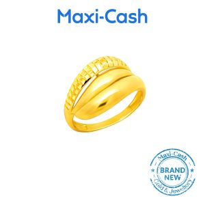 Golden Loops Ring in 916 Gold