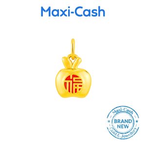 Fortune's Apple Fantasi Charm in 999 Gold