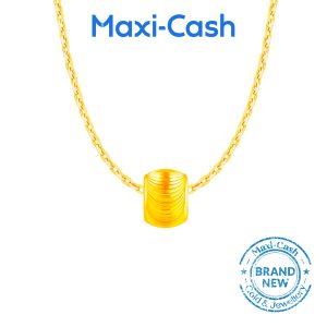 Golden Ripples Pendant in 916 Gold