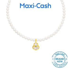 Pearl Necklace Gift Set (Hulu) with Silk Scarf