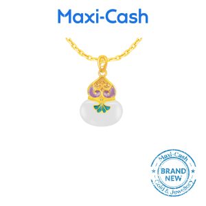 Grand Prosperity Nephrite Pendant in 999 Gold