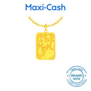 Golden Gallop Pendant in 916 Gold
