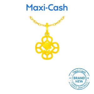 Floral Grace Pendant in 916 Gold