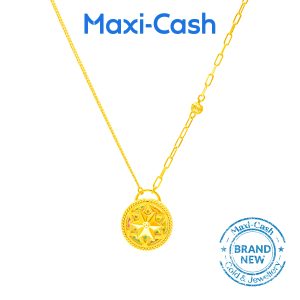 Gilded Star Necklace in 999 Gold