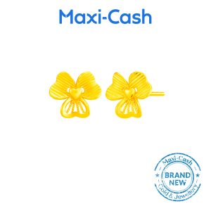 Aurea Petal Earrings in 916 Gold