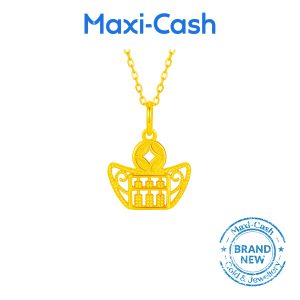 Abacus Ingot Pendant in 916 Gold
