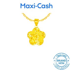 Abundant Blessings (Flower) Pendant in 916 Gold