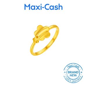 Aurea Petal Ring in 916 Gold