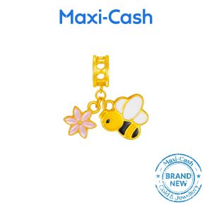 Buzzy Bee Fantasi Charm in 916 Gold