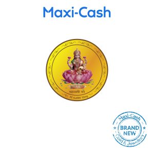 Lakshmi Coin Phone Sticker in 999 Gold
