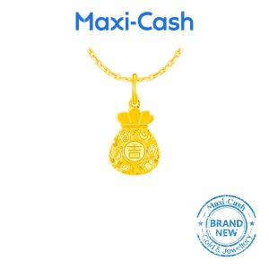 Abundant Blessings (Fu Dai) Pendant in 916 Gold