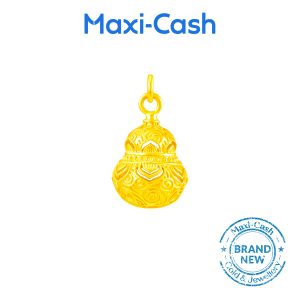 Regal Gourd (Hulu) Pendant in 916 Gold